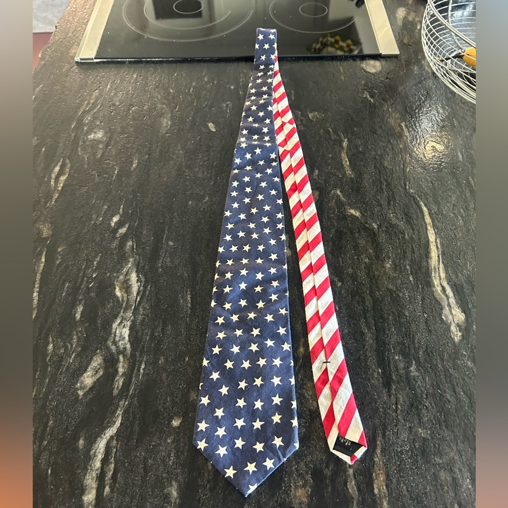 American Flag Tie Necktie